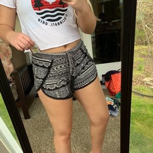 Boho style soft shorts